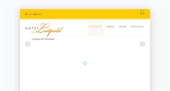 Desktop Screenshot of luitpoldhotel.de